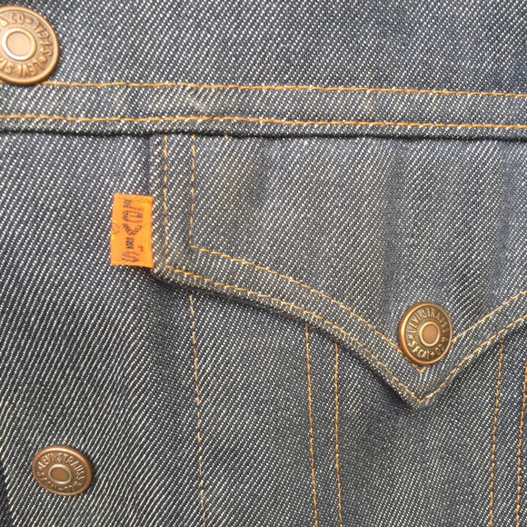 Levi's vintage orange tab jean jacket - Picture 3 of 4